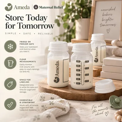 Milk Storage Bottles Set view 15