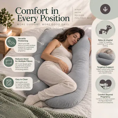 Full Body Pregnancy Pillow view 11