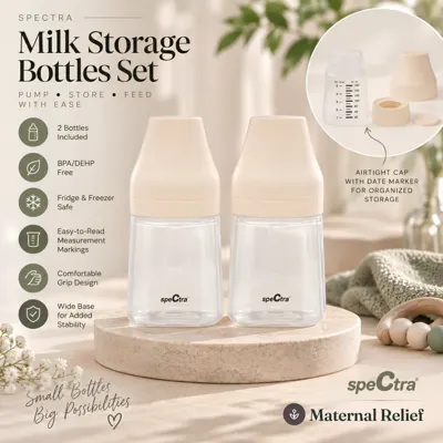 Milk Storage Bottles Set view 4