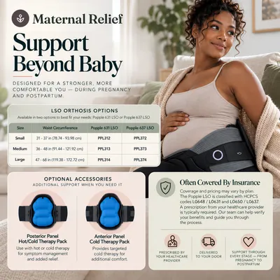 "The Popple" LSO Maternity Support Brace view 9