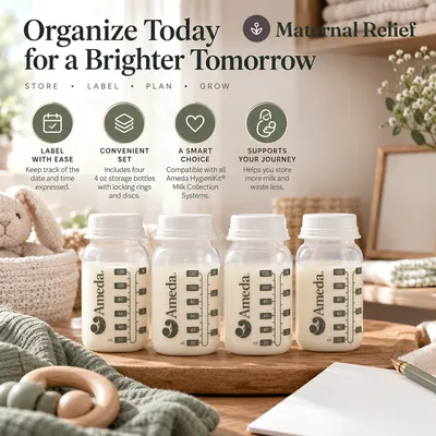 Milk Storage Bottles Set view 19